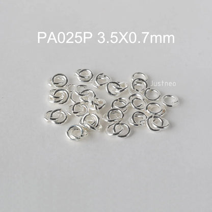 925 sterling silver open jump rings for jewelry making, silver beadnova open jump rings for Jewelry Making Necklace Repair