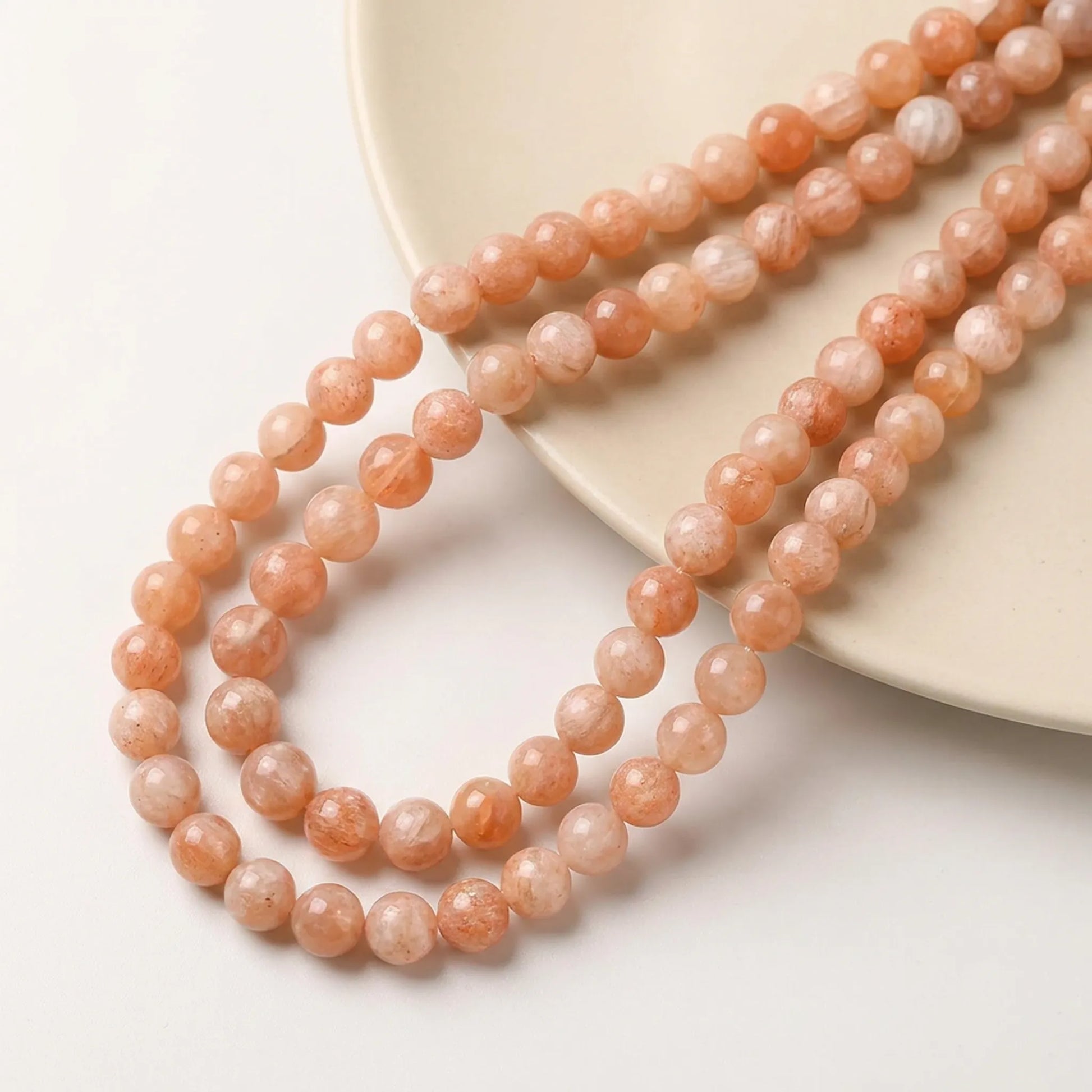 Brown gemstone beads for jewelry making projects