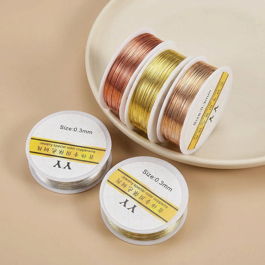 Colored copper wire for jewelry making