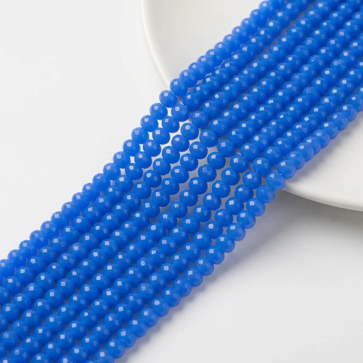 Dyed Jade Faceted Rondelle Beads 5x8mm