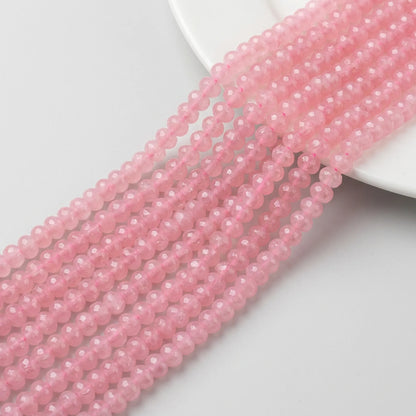 Dyed Jade Faceted Rondelle Beads 5x8mm