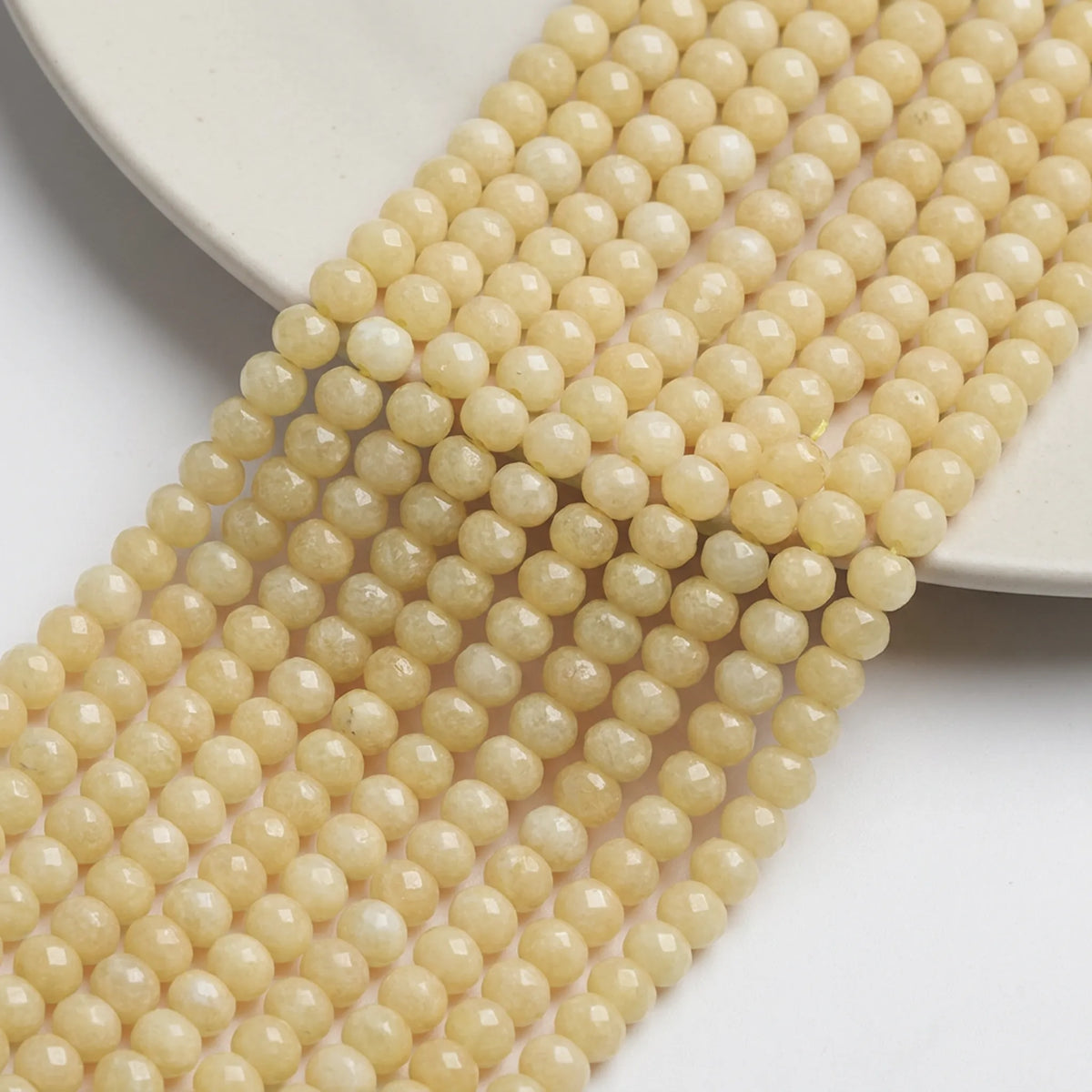 Dyed Jade Faceted Rondelle Beads 5x8mm