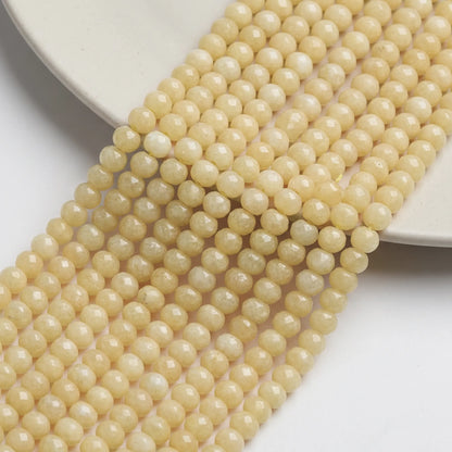 Dyed Jade Faceted Rondelle Beads 5x8mm