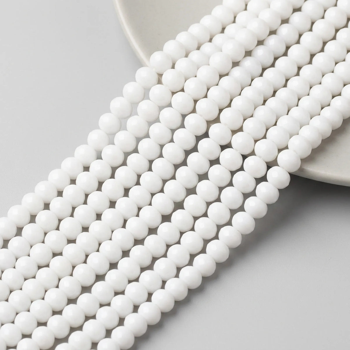 Dyed Jade Faceted Rondelle Beads 5x8mm