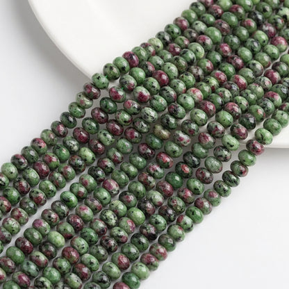 Dyed Jade Faceted Rondelle Beads 5x8mm