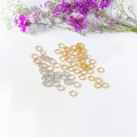 Gold jump ring 18k Karat, white gold or rose gold