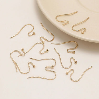 KC gold iron earring hooks 21x16mm 100pcs for handmade earrings
