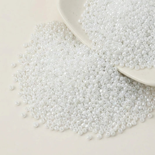 Pearl White Japanese Seed Beads 2mm 12/0 Glass Beads 1000pcs for Jewelry Making
