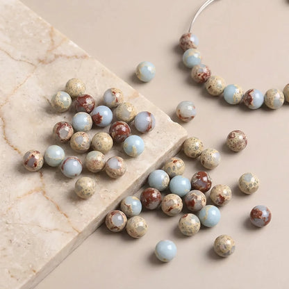 Shoushan Terra Impression Jasper Beads 4-12mm