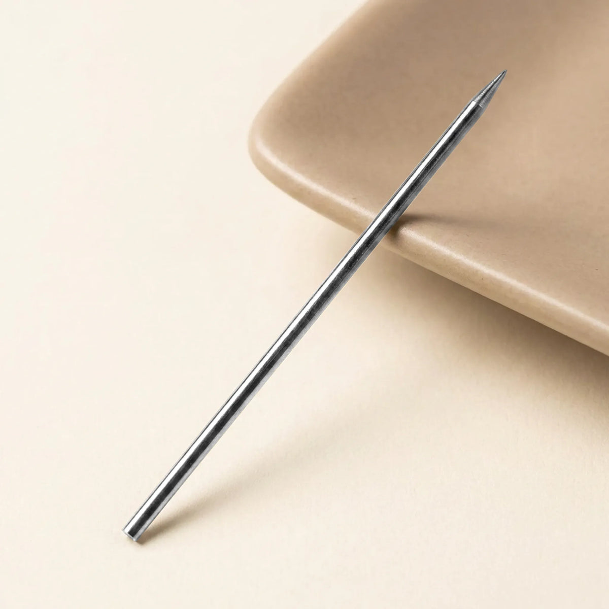 50mm solid 925 sterling silver brooch pin with pointed end