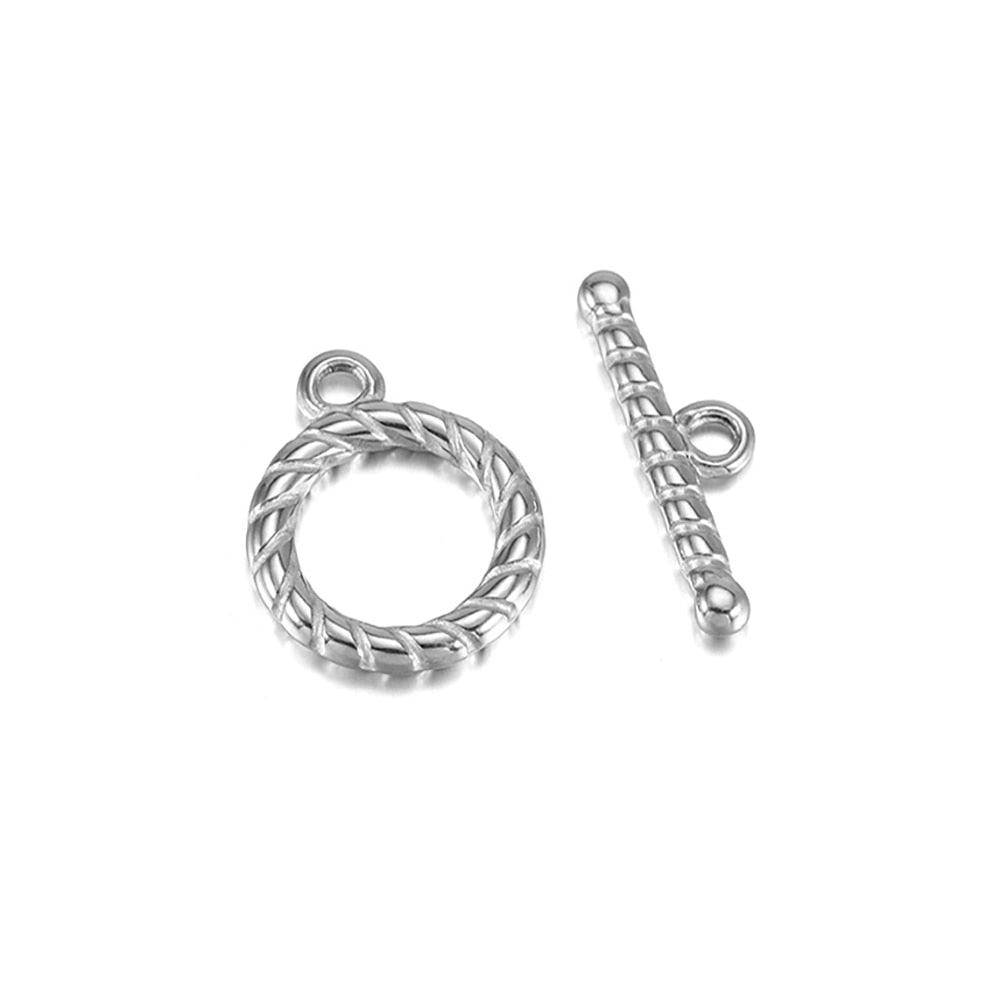 16 Style Stainless Steel OT Clasps, 3set 