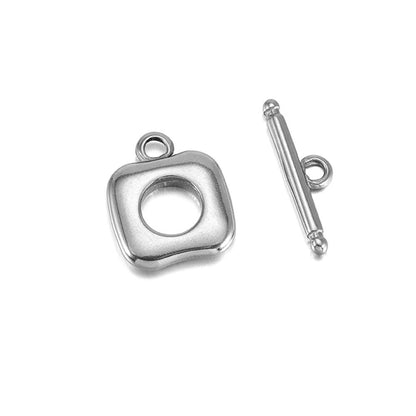 16 Style Stainless Steel OT Clasps, 3set 