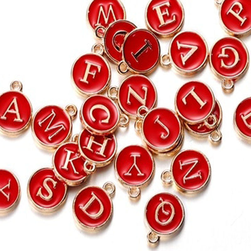 20–26 Stück AZ-Buchstaben-Alphabet-Anhänger
