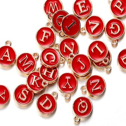 20–26 Stück AZ-Buchstaben-Alphabet-Anhänger
