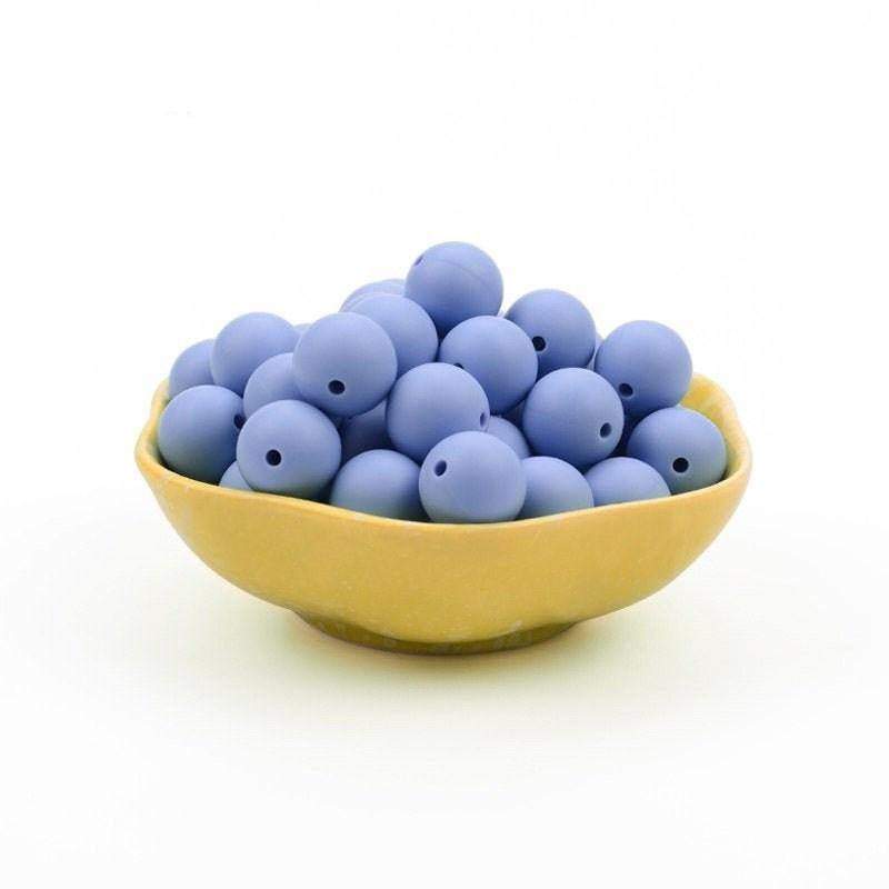 9 12 15 19mm Lilac purple Silicone Beads, BPA Safe Round Silicone Food Grade Beads For DIY jewelry making 