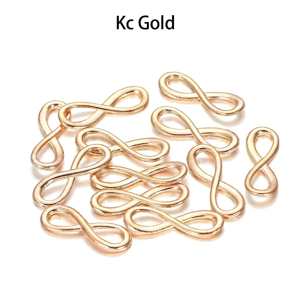 Pendentifs tibétains avec symbole de lien infini, 30 pièces, 8x23mm