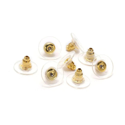 Rubber Earring Backs Earnuts, 100-200pcs