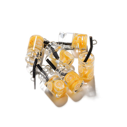 Pendentif à breloque fruit en bouteille, 10 pièces