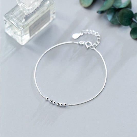 Einfaches Charm-Perlen-Kettenarmband