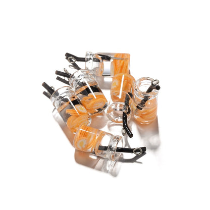 Pendentif à breloque fruit en bouteille, 10 pièces