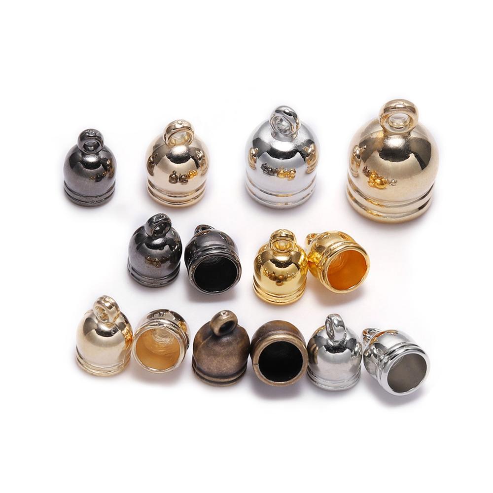 Endkappen für Halskette, 50 Stück