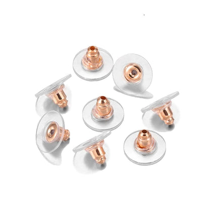 Rubber Earring Backs Earnuts, 100-200pcs
