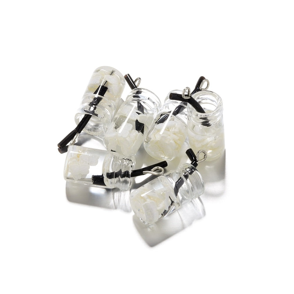 Pendentif à breloque fruit en bouteille, 10 pièces