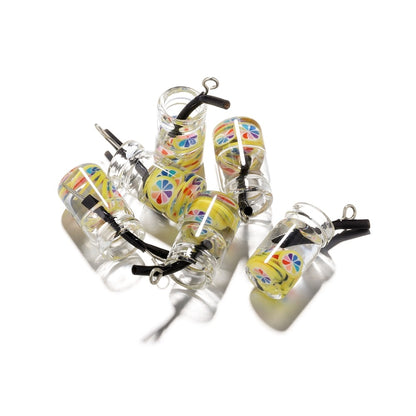 Pendentif à breloque fruit en bouteille, 10 pièces