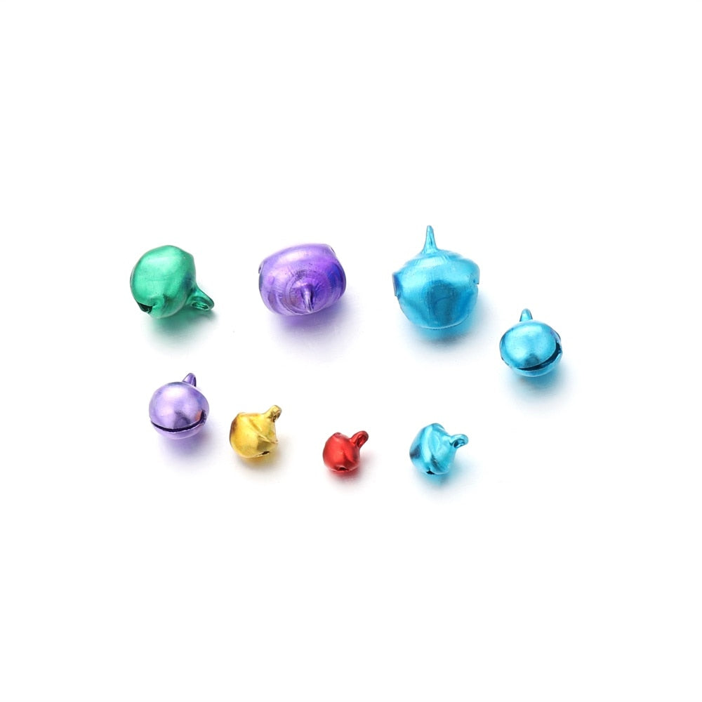 Jingle Bells Aluminium lose Perlen, 20–150 Stück