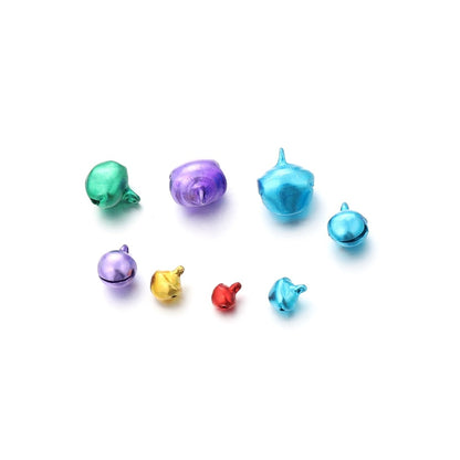 Jingle Bells Aluminium lose Perlen, 20–150 Stück