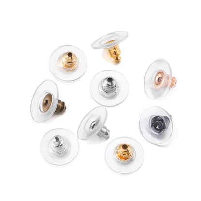 Rubber Earring Backs Earnuts, 100-200pcs