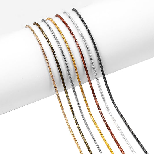 1.2 1.4 1.6mm Bulk Snake Chains, 2M lot