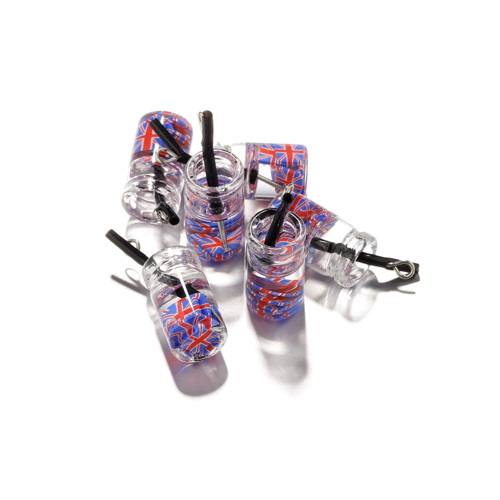 Pendentif à breloque fruit en bouteille, 10 pièces