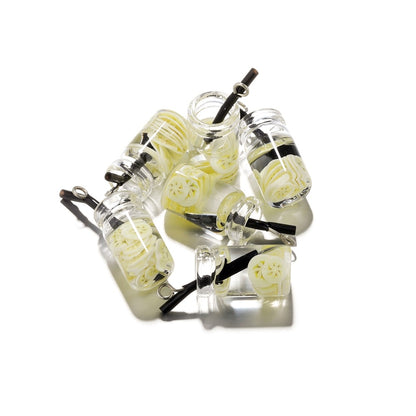 Pendentif à breloque fruit en bouteille, 10 pièces