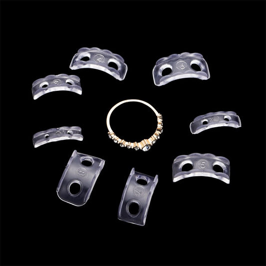 Transparentes Ringgrößen-Einstellset