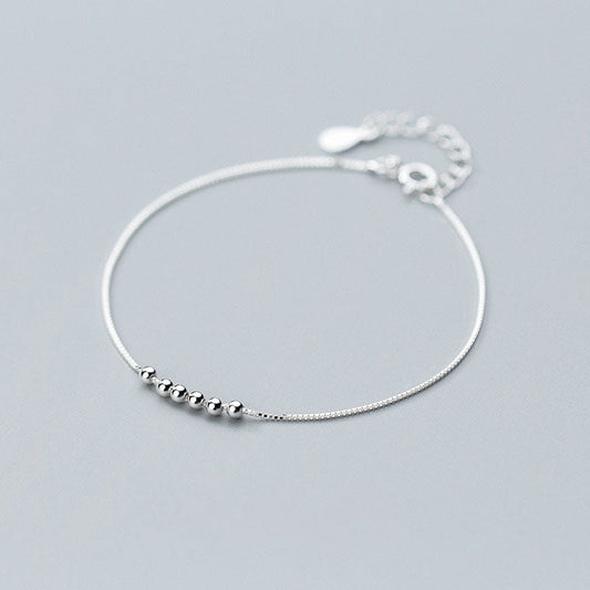 Einfaches Charm-Perlen-Kettenarmband