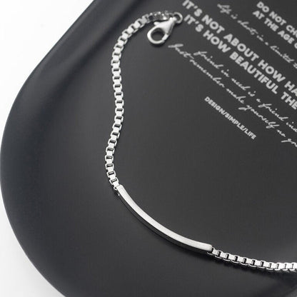 Bracelet rectangulaire géométrique