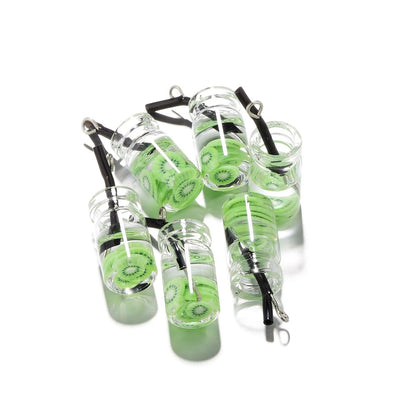 Pendentif à breloque fruit en bouteille, 10 pièces