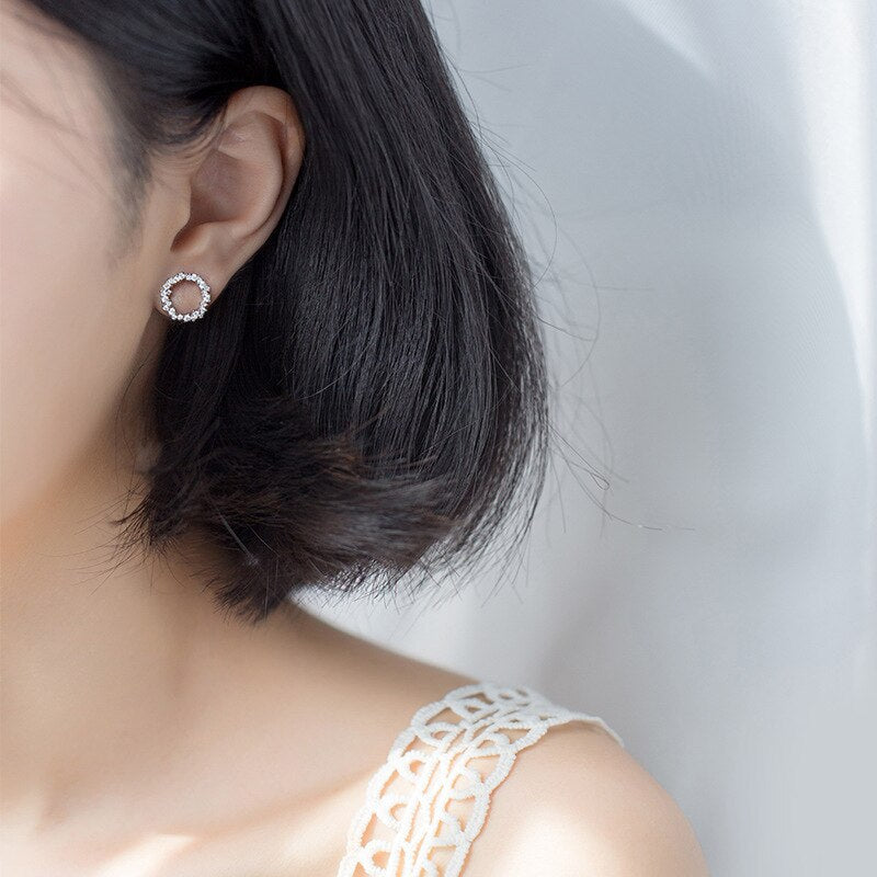 Verlobungs-Statement-Ohrstecker