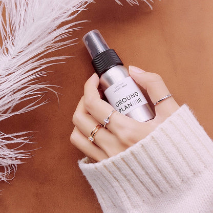 Glänzender Zirkon-Silberring im 2-Stil