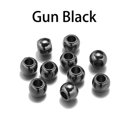 50–100 Stück CCB-Perlen mit großem Loch