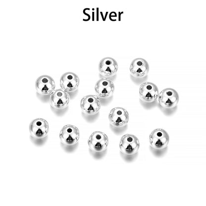 Kugel-Abstandsperlen, 10–100 Stück