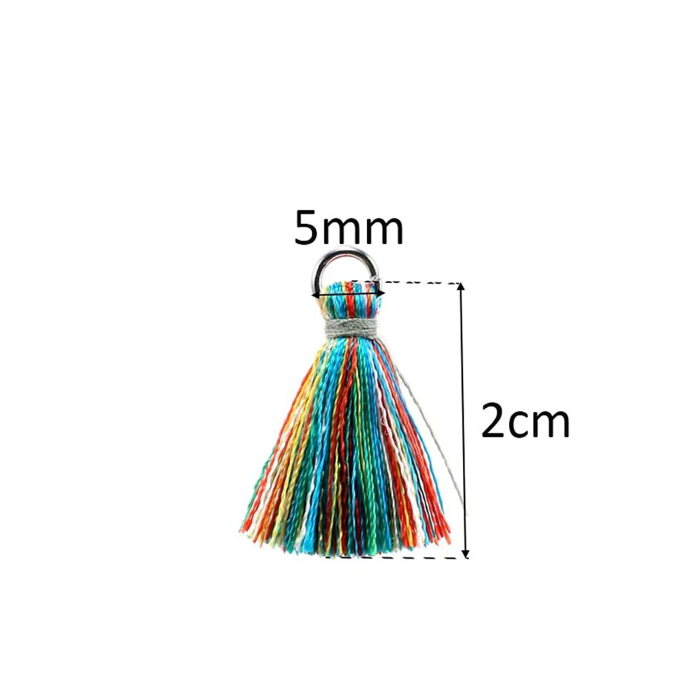 10-20pcs 2cm Cotton Small Tassels Pendants