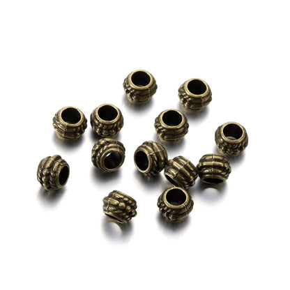 8 mm antike Spacer-Perlen, 30 Stück