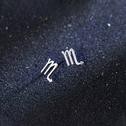 Ohrstecker mit zwölf Sternbildern