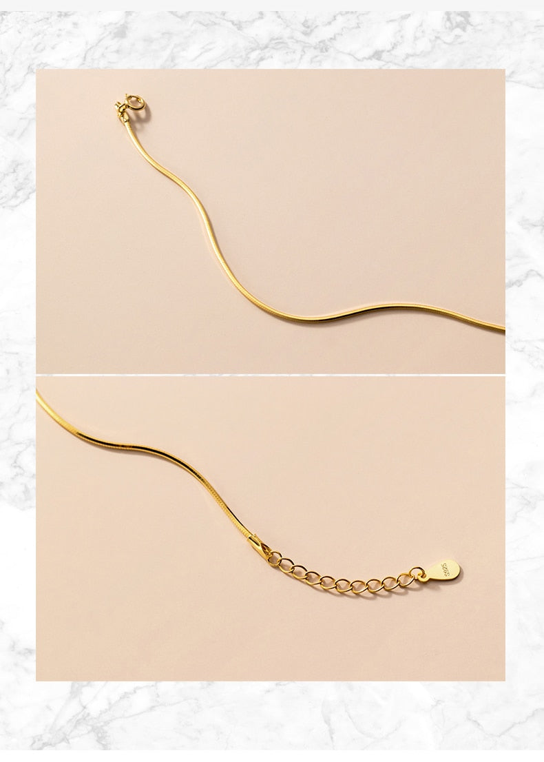 Gold Color Snake Chain Bracelet