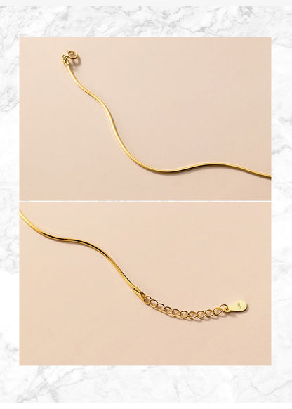 Gold Color Snake Chain Bracelet