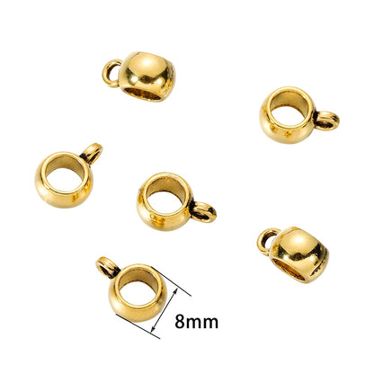 Perles de connecteur de Bail à Clip en argent Antique, 20 pièces/lot