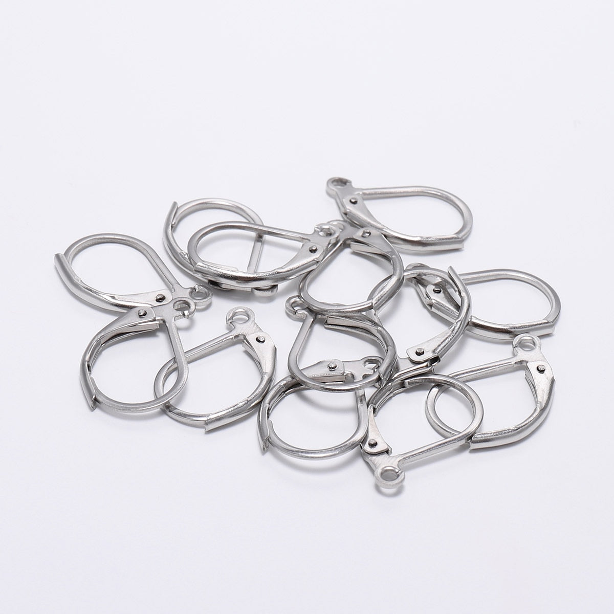 Gold Korean Earring Base in Stainless Steel, 20pcs