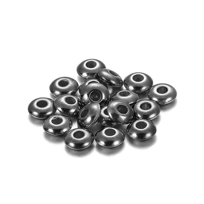 200–400 Stück CCB-Rondelle-Abstandsperlen, 5–6 mm